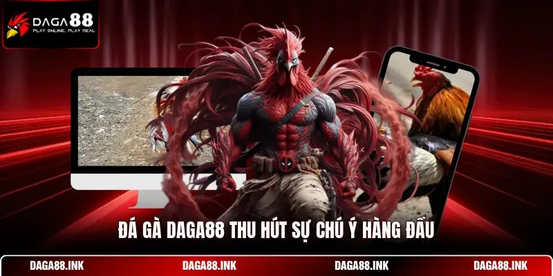 Đá gà DAGA88 thu hút sự chú ý hàng đầu Đá gà DAGA88 thu hút sự chú ý hàng đầu