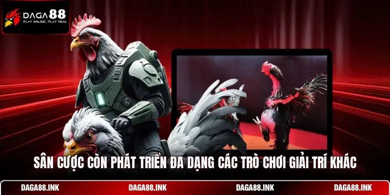 Sân cược còn phát triển đa dạng các trò chơi giải trí khác