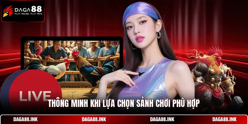 Thông minh khi lựa chọn sảnh chơi phù hợp